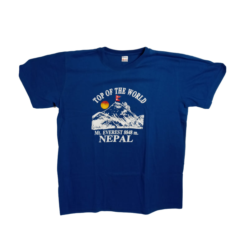 Mt. Everest, T-shirt, BLue