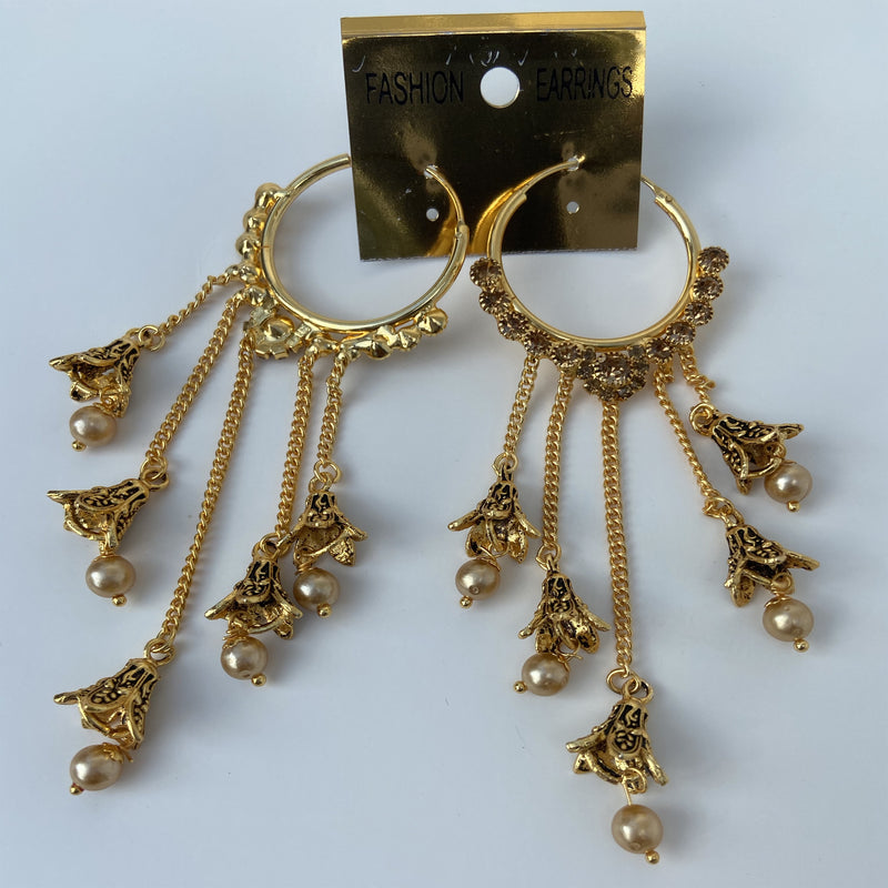 Earrings - Round with Jhumka